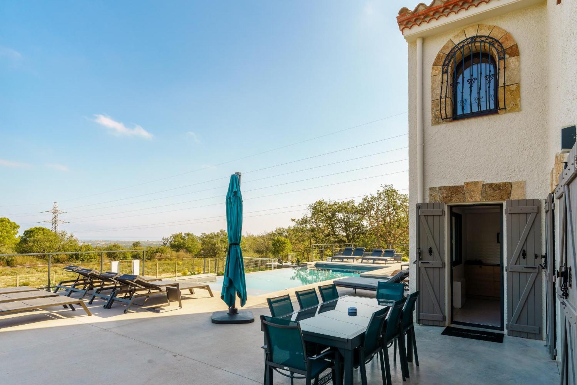 Villa Mas Sureda - Evasion Luxueuse Avec Vue Panoramique Argelès-sur-Mer Exterior foto