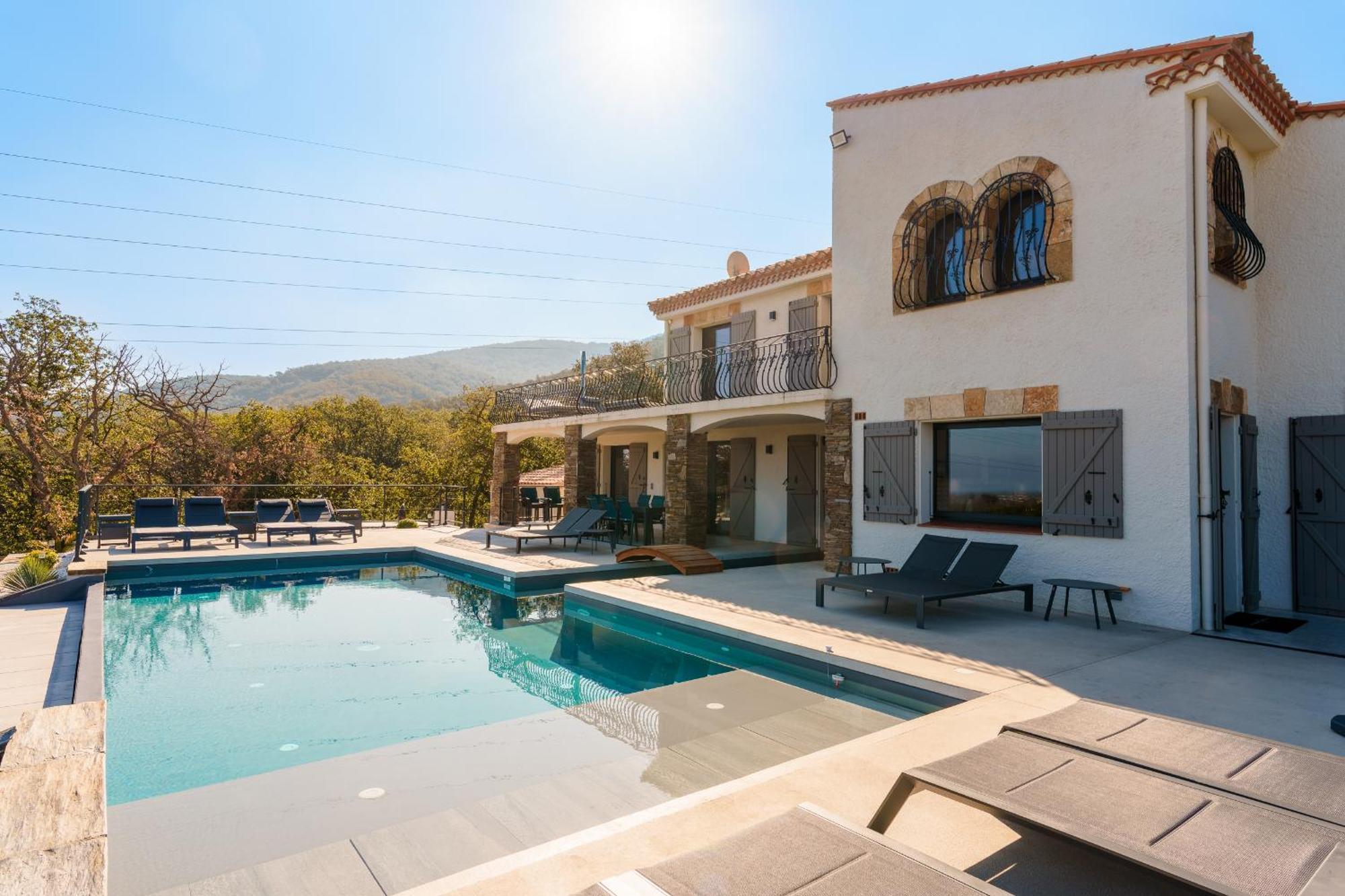 Villa Mas Sureda - Evasion Luxueuse Avec Vue Panoramique Argelès-sur-Mer Exterior foto