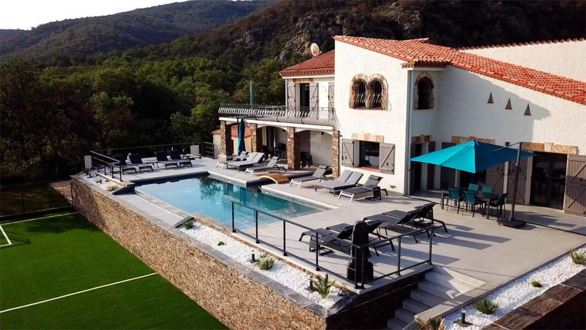 Villa Mas Sureda - Evasion Luxueuse Avec Vue Panoramique Argelès-sur-Mer Exterior foto